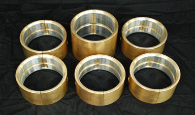 White Metal Gearbox Bearings