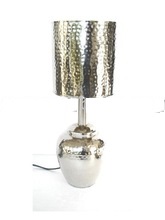 MGD Iron Hammered Chick Lamp, Color : Shiny Nickel