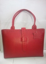 Buyer Label leather bags, Color : Read
