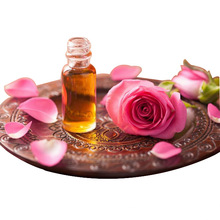 Flowers rose oil