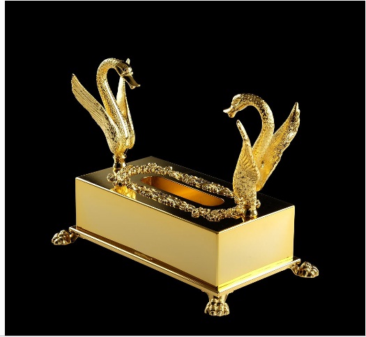 Gold Polished Kleenex Box