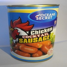 Canned Chicken Cocktail Sausages, Certification : ISO