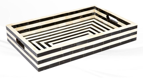 Rectangular Handicraft Trays, for Serving, Feature : Recyclable