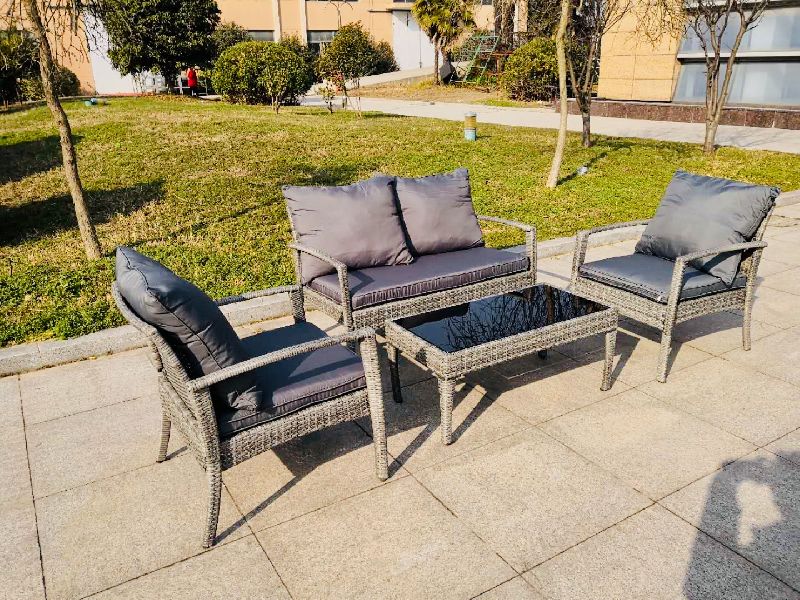 4 Piece Steel Rattan Sofa Set, Feature : Attractive Designs, High Strength, Quality Tested