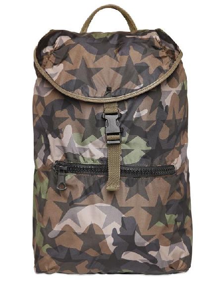 PRINTED NYLON BACKPACK