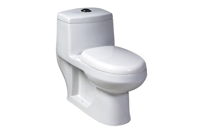 One Piece Toilet, Size : 700 x 375 x 660 mm