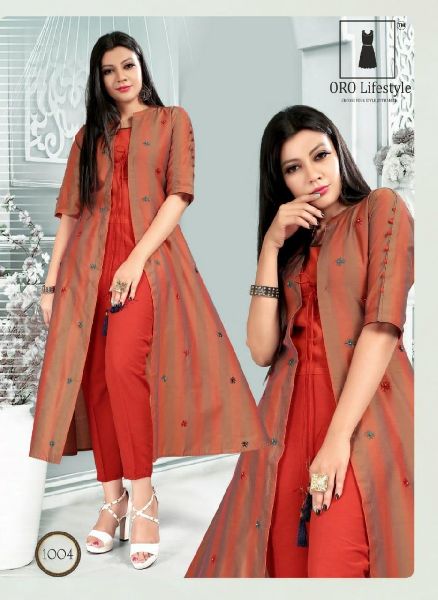 Cotton Embroidered ladies kurti, Occasion : Festival Wear, Party Wear
