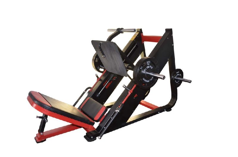 Normal Leg Press Machine without Hack, Color : Black, Red