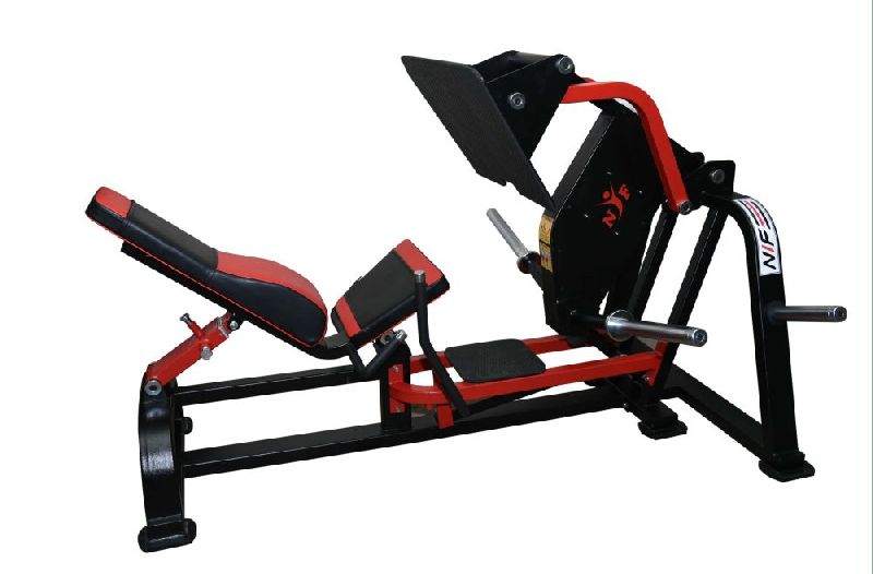 Normal Seated Leg Press Machine, Color : Black, Red