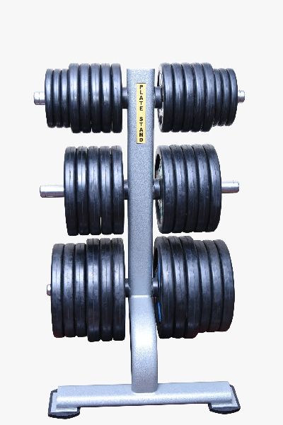 Polished S Pro Dumbbell Plate Rack, for Gym, Technique : Forged