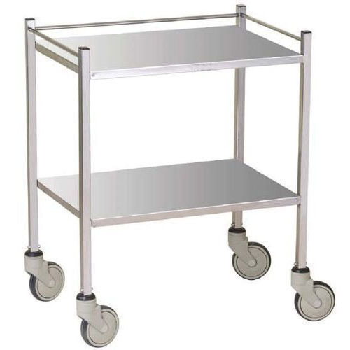 Polished Metal Instrument Trolley, Feature : Corrosion Proof, Durable, High Quality