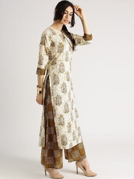 Chiffon Printed Palazzo Suits, Feature : Comfortable, Skin Friendly