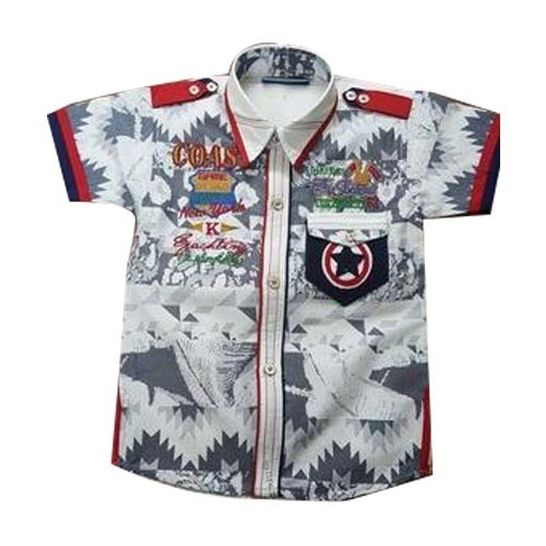 Printed Designer Kids Shirts, Feature : Anti Wrinkle, Breathable