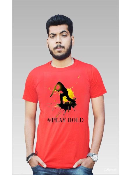 Play Bold Printed Half Sleeve T-Shirt