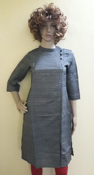 Plain Ladies Designer Cotton Kurti, Size : M, XL