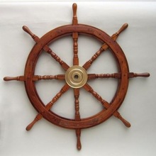 Wooden Ship Wheel, Feature : India