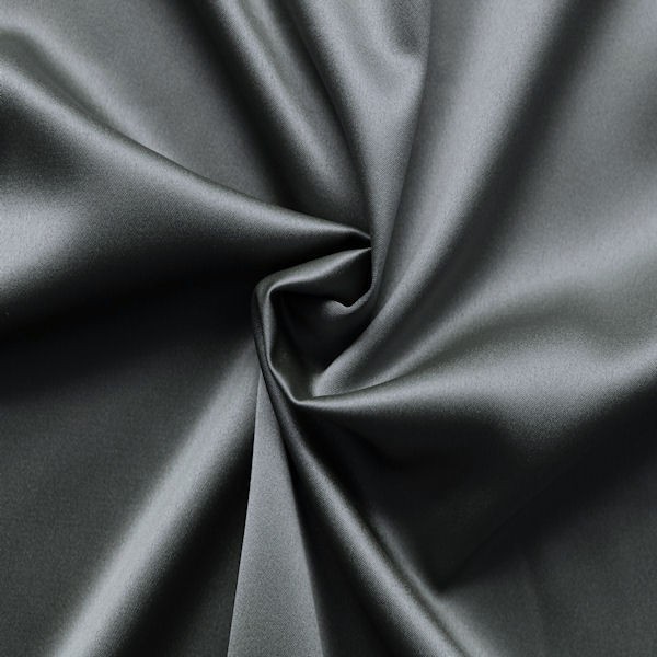 Satin Grey Fabric, Technics : Machine Made, Pattern : Plain at Best Price  in Ahmedabad