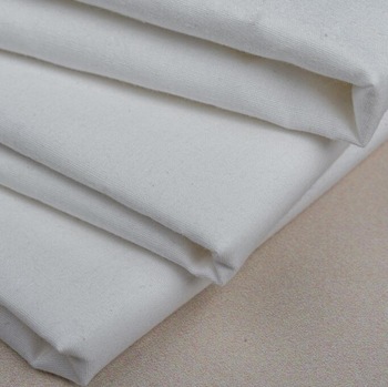 Plain White Cotton Fabric, Width : 46-51 Inch at Best Price in ...