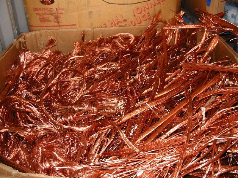 Copper Wire Scrap, For Electrical Industry, Melting, Color : Brown