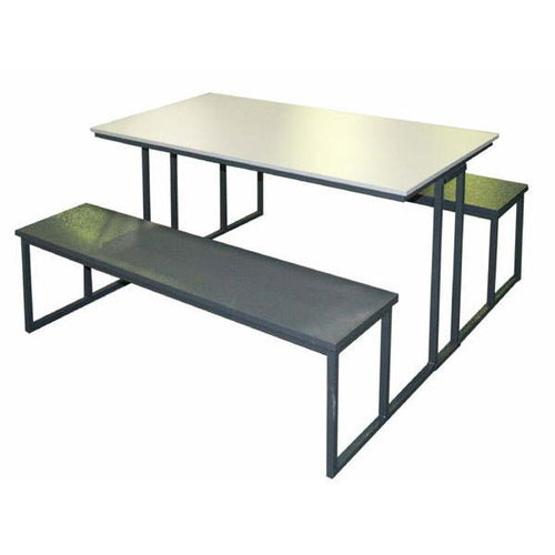 Rectangle Stainless Steel Dining Table, for Hotel, Restaurant, Feature : Shiney, Stylish Look