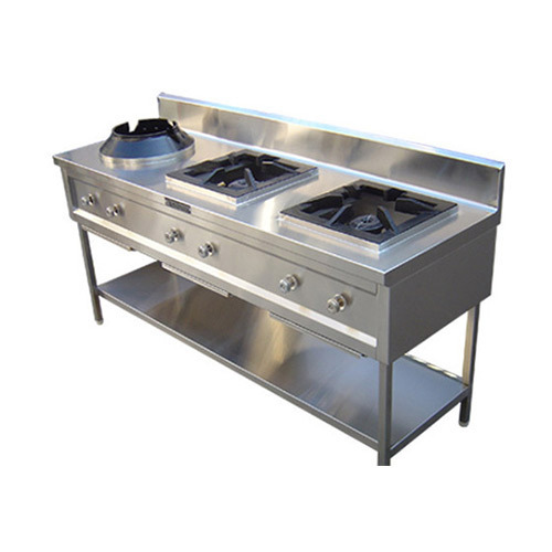 Three Burner Indian Cooking Range