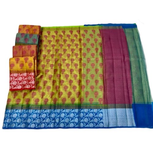 Traditional Tissue Saree, Occasion : Party wear