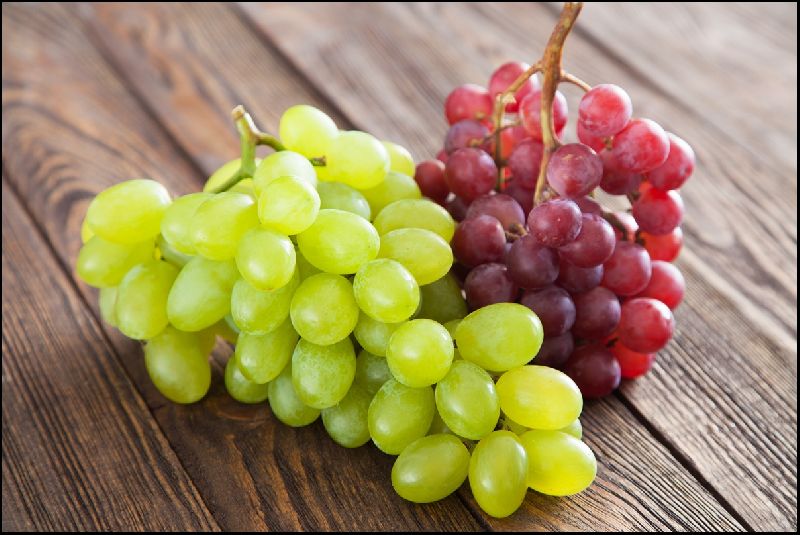 Organic seedless grapes, Shelf Life : 5-7days