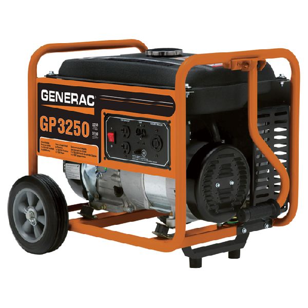 Generac GP3250 Portable Generator 3750 Surge Watts, 3250 Rated Watts, Model# 5982