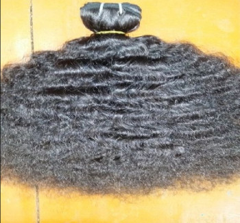 UEIVIH Virgin Curly Hair Weft, Length : 24 inches