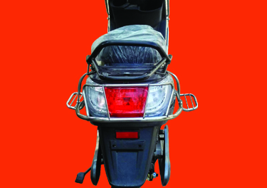 Ampere V48 All Round Footrest Guard, for E-Bikes, Color : Silver