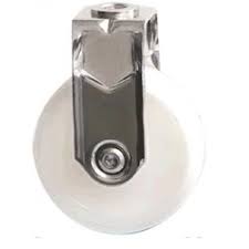 Stainless Steel Casters Wheel, Color : Black, Golden, Siver, White