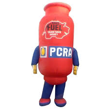 Rubber walking inflatables, for Decoration, Event, Promotional, Size : 4feet, 5feet, 6feet, 7feet