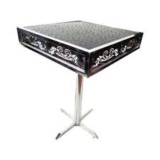 Stainless Steel Cutting Border Standing Table, for Cafe, Garden, Home, Hotel, Restaurant, Feature : Eco-Friendly