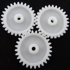 Round Non Polished PVC Plastic Gear, for Automobiles, Industrial Use, Color : Black, Blue, Grey, White