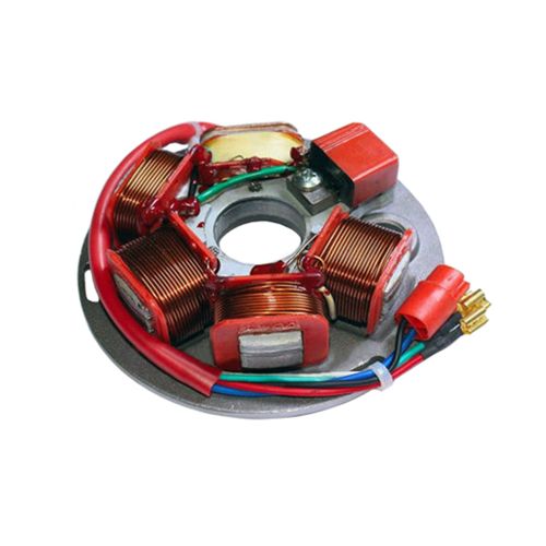 Electronic Stator Plate 12 Volt 96W Vespa PX / PE / EFL / Disc Red