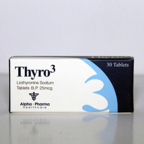 Thyro 3 Tablets , Liothyronine Sodium Tablets B.P. 25mcg