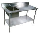Stainless steel Kitchen Work Table, Color : Silver, Red, Black