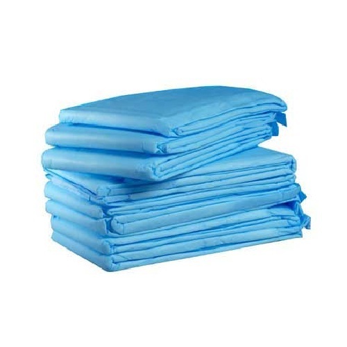 Plain Cotton Hospital Bed Cover, Color : Blue