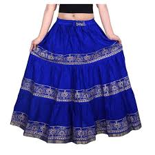 Plain Cotton ladies skirts, Occasion : Party Wear, Casual