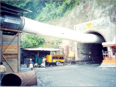 PVC Tunnel Ventilation Duct, Length : 10 m