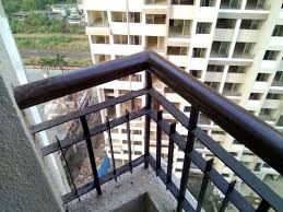 Polished WPC Hand Rail, for Balcony, Stairs, Color : Brown, Black, Grey