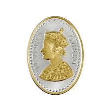 Gold Non Polished Desire Queen Coin, for Home Use, Jwellery Use, Pattern : Plain