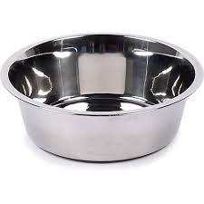Plain Dog Steel Bowl, Feature : Light Weight, Hard Structure, Heat Resistance