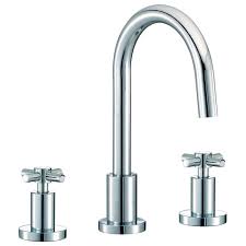 Non Polished Brass Three Hole Basin Mixers, for Bathroom, Packaging Type : Plastic Packets, Thermocol Box