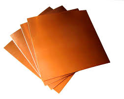 Copper Sheets, for Industrial, Kitchen Equipments, Feature : Corrosion Proof, Durable, Impeccable Finishing