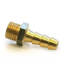 Metal Brass Fitting Hose Nipple, for Industrial, Color : Golden