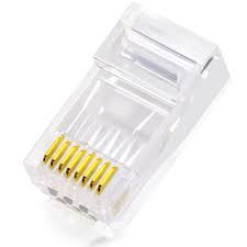 Plastic modular plug, for Data, Network, Packaging Type : Box, Packet