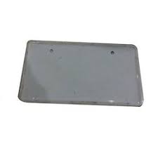 Rectangular Aluminium Embossed Temporary Number Plates, for Automobiles Use, Sequence Use, Color : Creamy