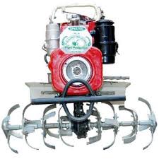 Diesel Manual rotary tiller machine, for Agriculture Use, Color : Blue, Green, Red, White