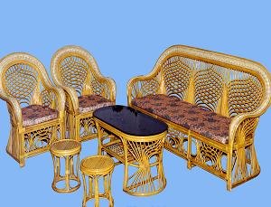 Bamboo Sofas, for Restauran, Hotel, house, Size : 12x30x30inch, 13x32x32inch, 14x34x34inch, 15x36x36inch